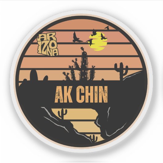 Ak Chin, Arizona Sticker (Voorkant)