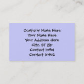 AK- Fun Puppy Dogs Cartoon Visitekaartjes (Achterkant)