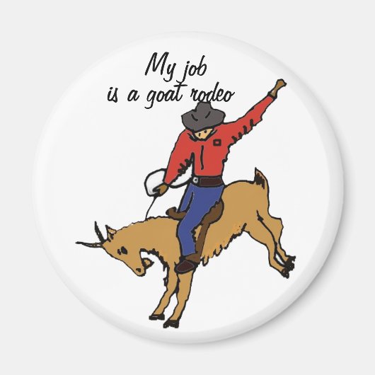 AK- Geitenrodeo magneet (Voorkant)