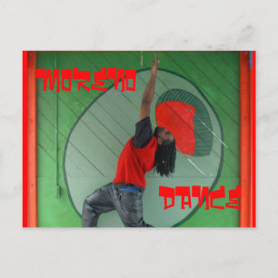 AK, groene olijf, DANCE Briefkaart