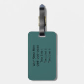 AK- het geweldige Bagagelabel van de Brak (Achterkant verticaal)