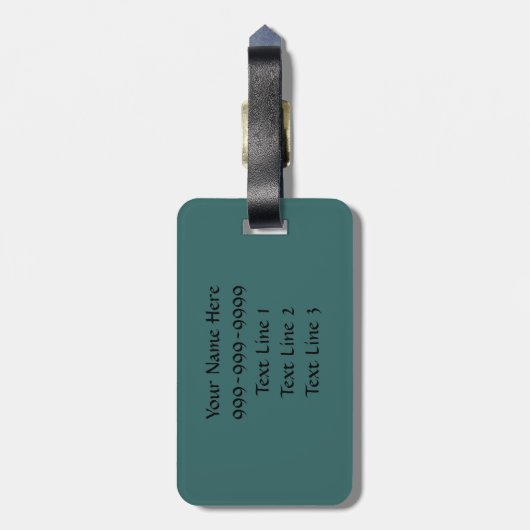 AK- het geweldige Bagagelabel van de Brak (Achterkant verticaal)