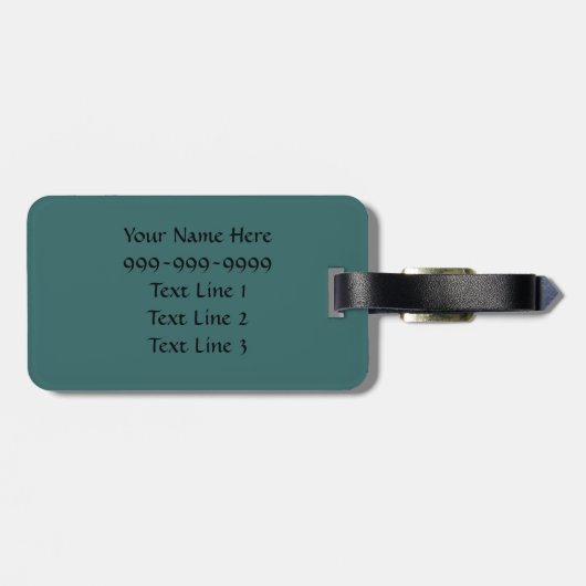 AK- het geweldige Bagagelabel van de Brak (Achterkant horizontaal)