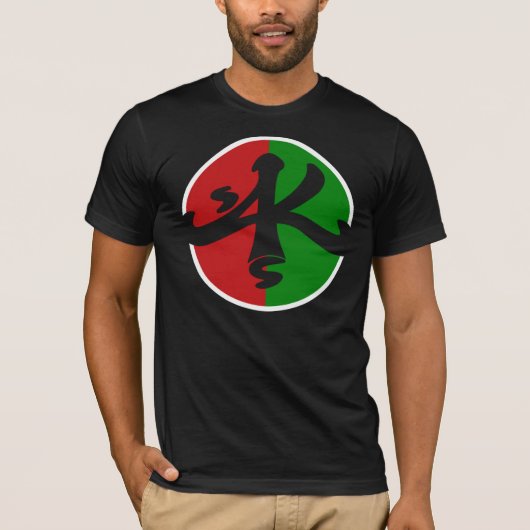 AK Red White Green T-shirt (Voorkant)