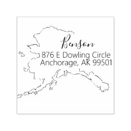 AK | Staat Alaska Retouradresstempel Zelfinktende Stempel