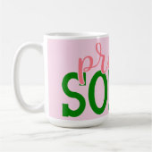 AKA Geïnspireerd roze en groene  Soror  Koffiemok (Links)