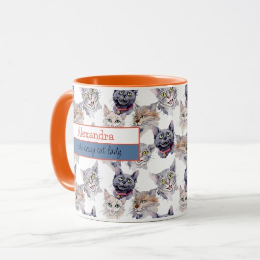 aka gekke kat dame mok (Voorkant links)