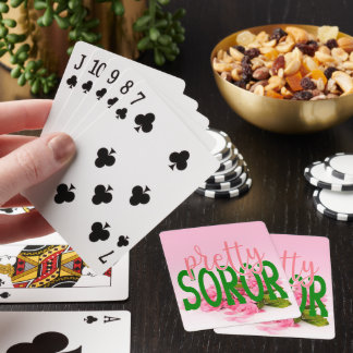 AKA Inspired Pretty Sorority Pokerkaarten