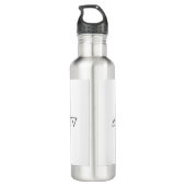 AKA JAQUE Stainless Steel Water Bottle (24oz.) Waterfles (Achterkant)