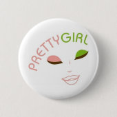 AKA  meisje Ronde Button 5,7 Cm (Voorkant)