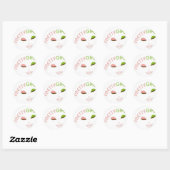AKA  meisje Ronde Sticker (Vel)