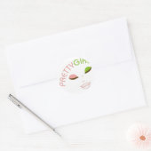 AKA  meisje Ronde Sticker (Envelop)