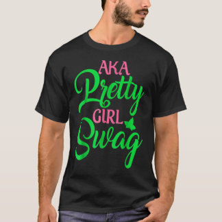 AKA  meisje Swag Sorority AKA Paraphernalia T-shirt