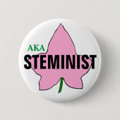 AKA PINK IVY STEMINIST BUTTON (Voorkant)