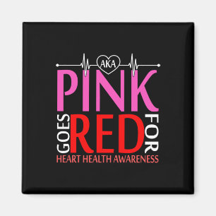 AKA roze gaat rood voor de gezondheid van het hart Magneet