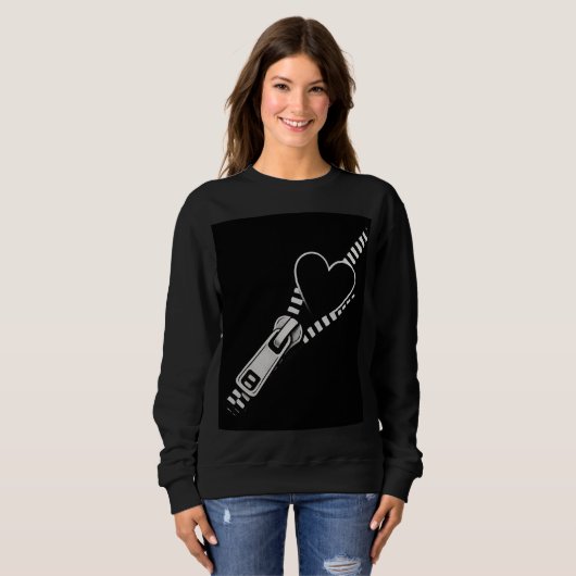 Aka Series: Dromerige bos & maan konijn ZIP Set Trui (Voorkant volledig)