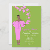 AKA Sisterhood Invitation | Glam Kaart (Voorkant)