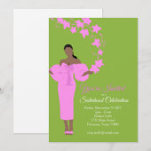 AKA Sisterhood Invitation | Glam Kaart (Voorkant / Achterkant)