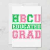 AKA Sorority 1908 HBCU Educated Afstudeerder Kaart (Voorkant)