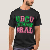 AKA Sorority AKA HBCU Opgeleid Afstudeerder T-shirt (Voorkant)
