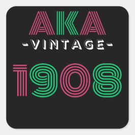 AKA  VIERKANTE STICKER