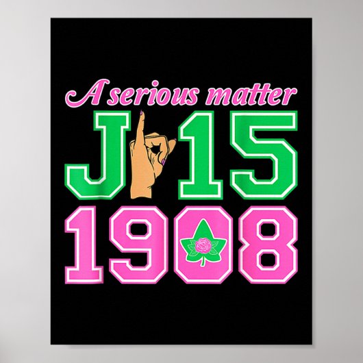 AKA Vrouwen Hand Teken Een Ernstige J15 Oprichters Poster (Voorkant)