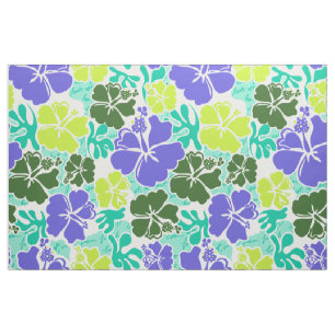 Akahai Hawaiian Hibiscus Tropical Floral Stof