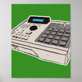 AKAI MPC 2000 POSTER (Voorkant)