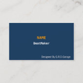 AKAI MPC 2000XL Business card Visitekaartje (Achterkant)