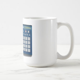 Akai MPC 2000xl trommelmachine blauw Koffiemok