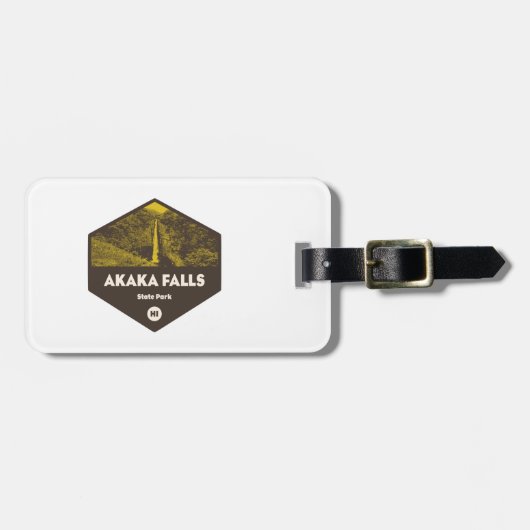 Akaka Herfst State Park Hawaii Bagagelabel (Voorkant horizontaal)