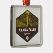 Akaka Herfst State Park Hawaii Metalen Ornament (Rechts)