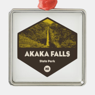 Akaka Herfst State Park Hawaii Metalen Ornament