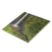 Akaka-waterval, Hamakua-kust, eiland Hawaii, Tegeltje (Zijkant)