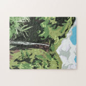 Akaka-waterval Hawaiaanse Waterval Tropisch Landsc Legpuzzel (Horizontaal)