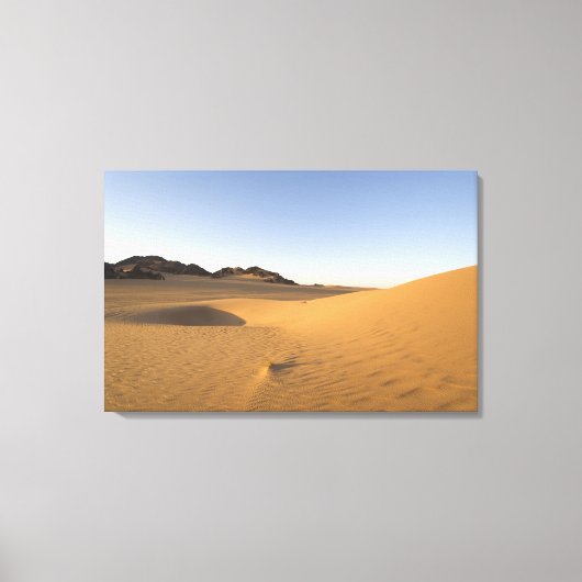 Akakus, Saharawoestijn, Fezzan, Libië. Canvas Afdruk (Voorkant)
