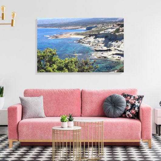 Akamas Peninsula Canvas Afdruk (Insitu (Woonkamer))