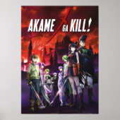 Akame Ga Kill Anime Poster (Voorkant)