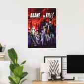 Akame Ga Kill Anime Poster (Thuiskantoor)