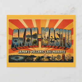 Akan-Mashu Nationaal Park Japan Vulkanisch meer  Briefkaart
