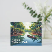 Akanda Nationaal Park Gabon Briefkaart (Staand voorkant)