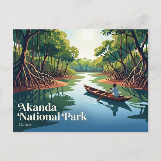 Akanda Nationaal Park Gabon Briefkaart (Voorkant)