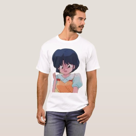 Akane Tendo Ranma 12 T-shirt (Voorkant volledig)