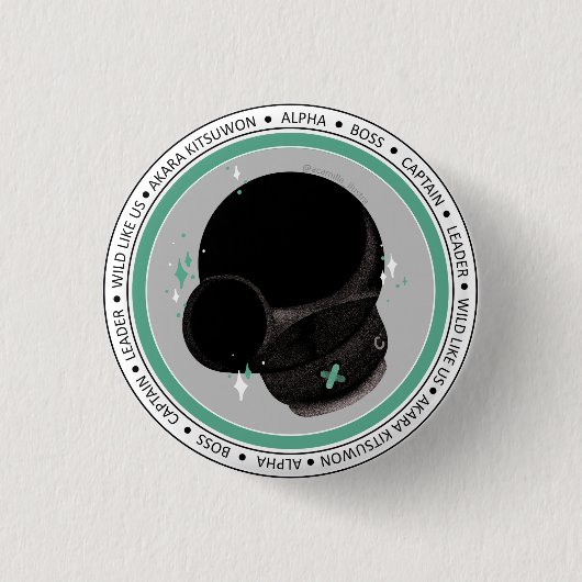 Akara Badge - AC Ronde Button 3,2 Cm (Voorkant)