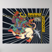 Akari Shogun American Wheat Ale Poster (Voorkant)