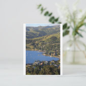 Akaroa Harbor schilderachtig Frans dorp Briefkaart (Staand voorkant)