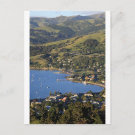 Akaroa Harbor schilderachtig Frans dorp Briefkaart