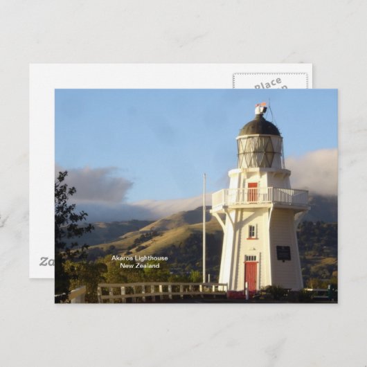Akaroa Lighthouse Briefkaart (Voorkant / Achterkant)