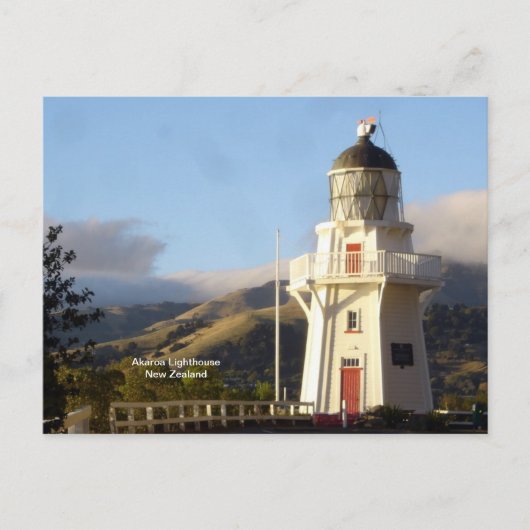Akaroa Lighthouse Briefkaart (Voorkant)