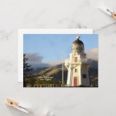 Akaroa Lighthouse Kaart (Voorkant / Achterkant in situ)